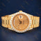 18K Gold Day Date VVS1 D Color Moissanite Watch