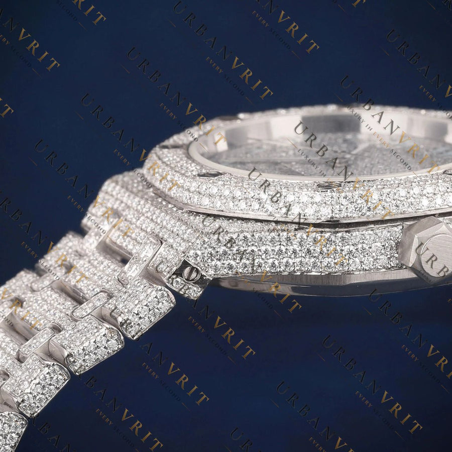 Arabic Dial Watch VVS1 D Color Moissanite Watch