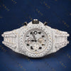 Iced Out Chronograph VVS1 D Color Moissanite Watch