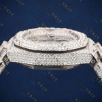 Iced Out Chronograph VVS1 D Color Moissanite Watch