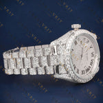 Day-Date Roman VVS1 D Color Moissanite Watch