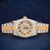 Two Tone Arabic VVS1 D Color Moissanite Watch
