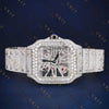 Skeleton Dial VVS1 D Color Moissanite Watch