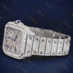 Skeleton Dial VVS1 D Color Moissanite Watch