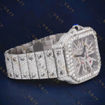Skeleton Dial VVS1 D Color Moissanite Watch