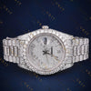 White Gold Day-Date VVS1 D Color Moissanite Watch