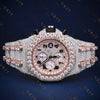 Two-Tone Chronograph VVS1 D Color Moissanite Watch