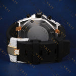 Two-Tone VVS1 D Color Moissanite Chronograph Watch