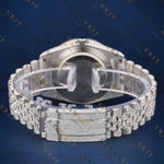 Iced Out Day-Date VVS1 D Color Moissanite Watch