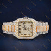 Two Tone Square VVS1 D Color Moissanite Watch