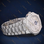 Moonphase Calendar VVS1 D Color Moissanite Watch