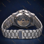 Moonphase Calendar VVS1 D Color Moissanite Watch