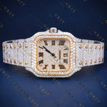 Two-Tone Square VVS1 D Color Moissanite Watch