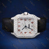 Square Iced-Out VVS1 D Color Moissanite Watch