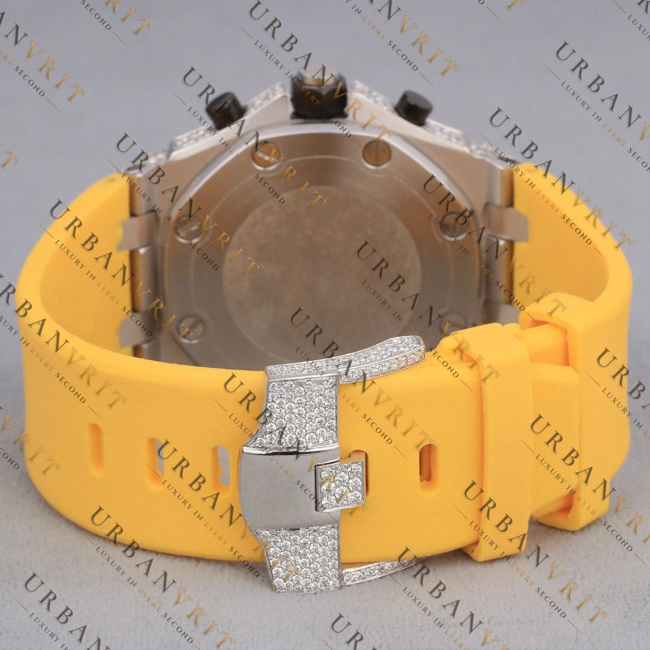 Iced Out Chronograph VVS1 D Color Moissanite Watch