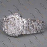 Moissanite Watch VVS1 D Color Fully Iced Out White Gold
