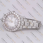 Pearl Moissanite Watch VVS1 D Color Fully Iced Out