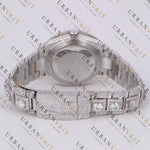Pearl Moissanite Watch VVS1 D Color Fully Iced Out