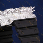 Spiked G-Shock Moissanite Watch VVS1 D Color Fully Iced