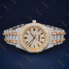Two-Tone Diamond VVS1 D Color Moissanite Watch