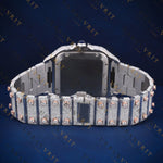 Rainbow Gemstone Bezel VVS1 D Color Moissanite Watch